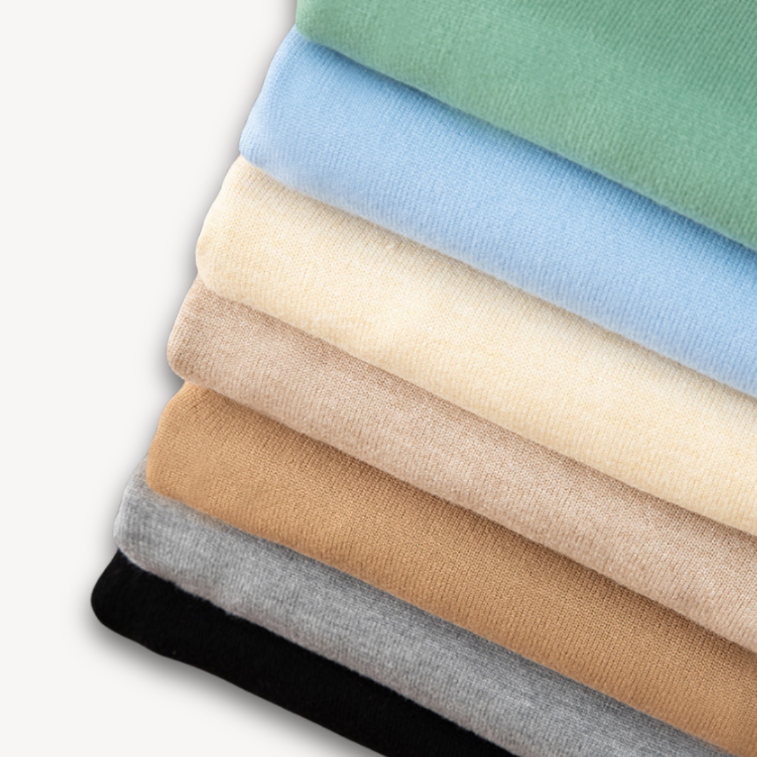 V-Hals Trui Met Cashmere Look