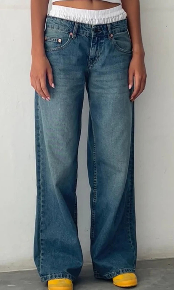 Dames Low Rise Jeans
