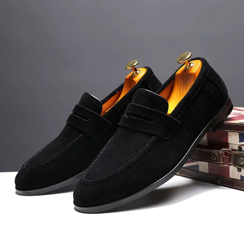 Heren loafer van suède – elegante pasvorm, lichtgewicht zool & tijdloze stijl