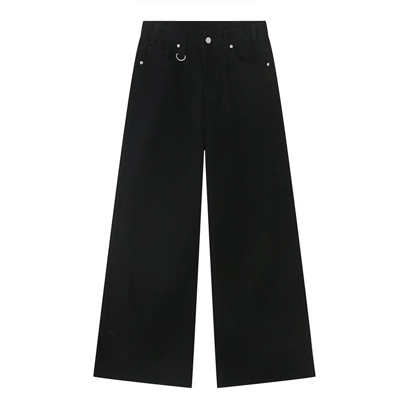Zwarte Wide Leg Jeans