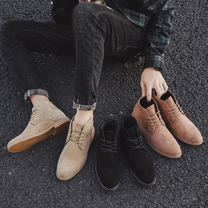 Heren Desert Boots Met Veters