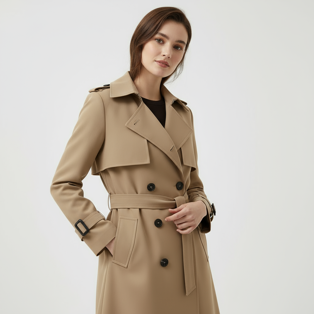 Klassieke Dames Trenchcoat