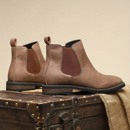 Heren Chelsea Boots Met Elastische Zijkant En Nette Afwerking