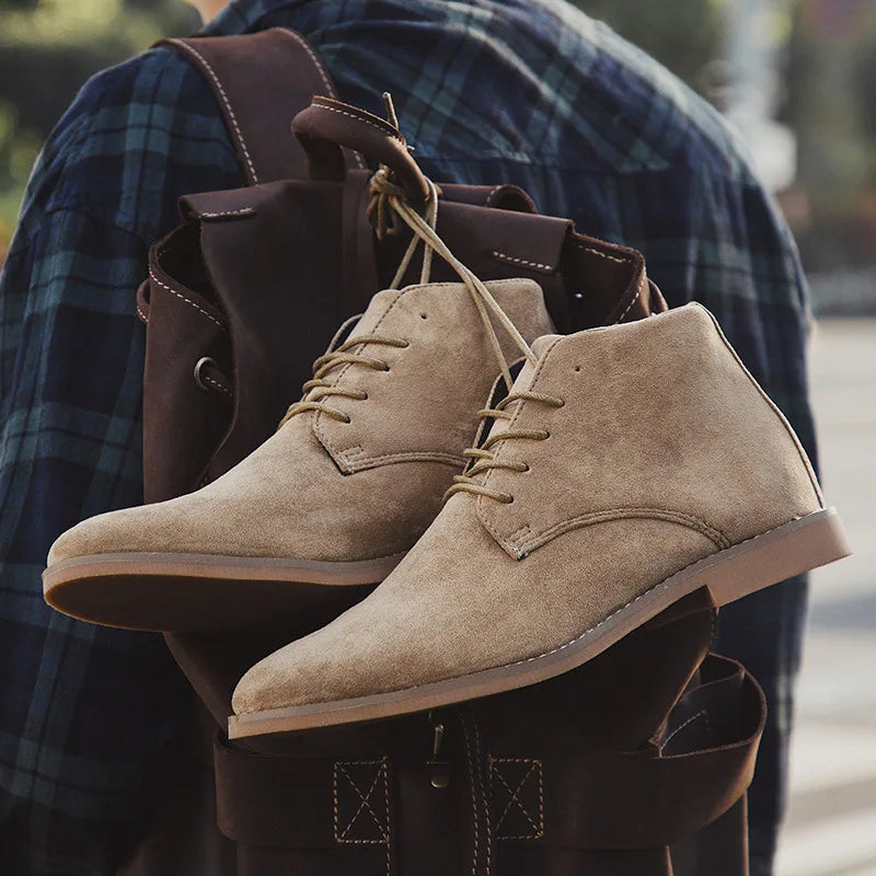 Heren Desert Boots Met Veters