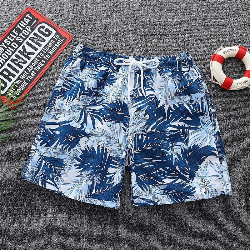 Heren zwembroek met tropische print – sneldrogend, comfortabel & perfect voor zomer