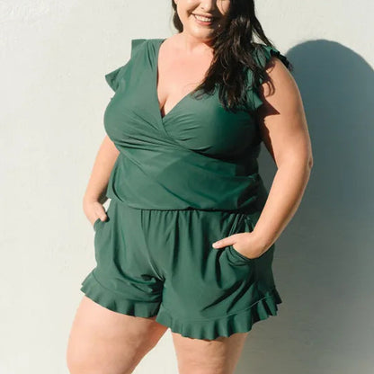 Wrap Badpak Met Bloemenprint – Flatterend En Vrouwelijk Stranditem