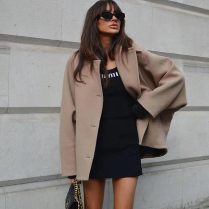 Oversized Damesjas Herfst/Winter