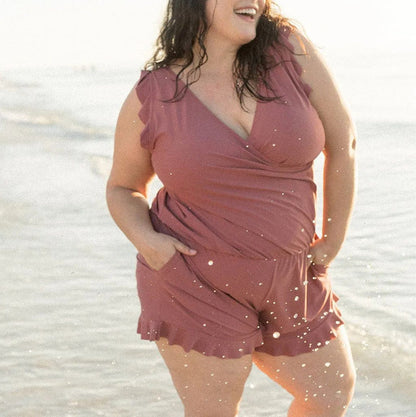 Wrap Badpak Met Bloemenprint – Flatterend En Vrouwelijk Stranditem