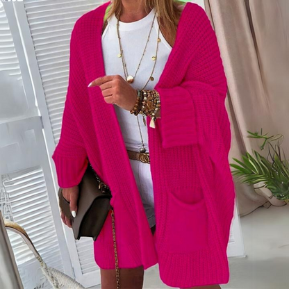 Oversized Gebreid Vest Met Zakken – De Perfecte Laag Voor Nonchalante Stijl