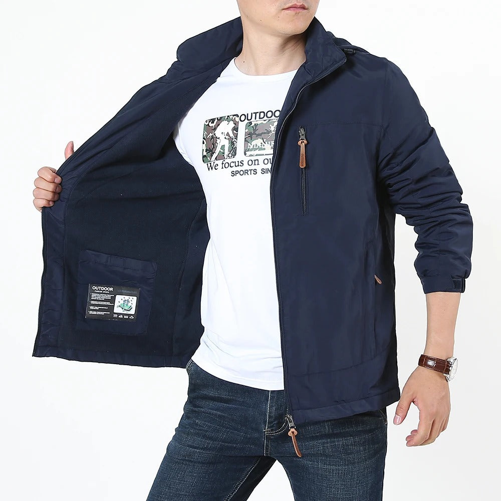 Lichtgewicht Herenjas Met Rits – Sportief En Veelzijdig Voor Dagelijks Gebruik