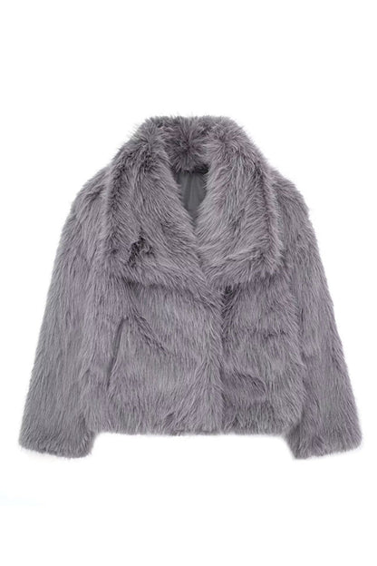 Dames Winterjas Met Luxe Faux Fur En Lange Pasvorm