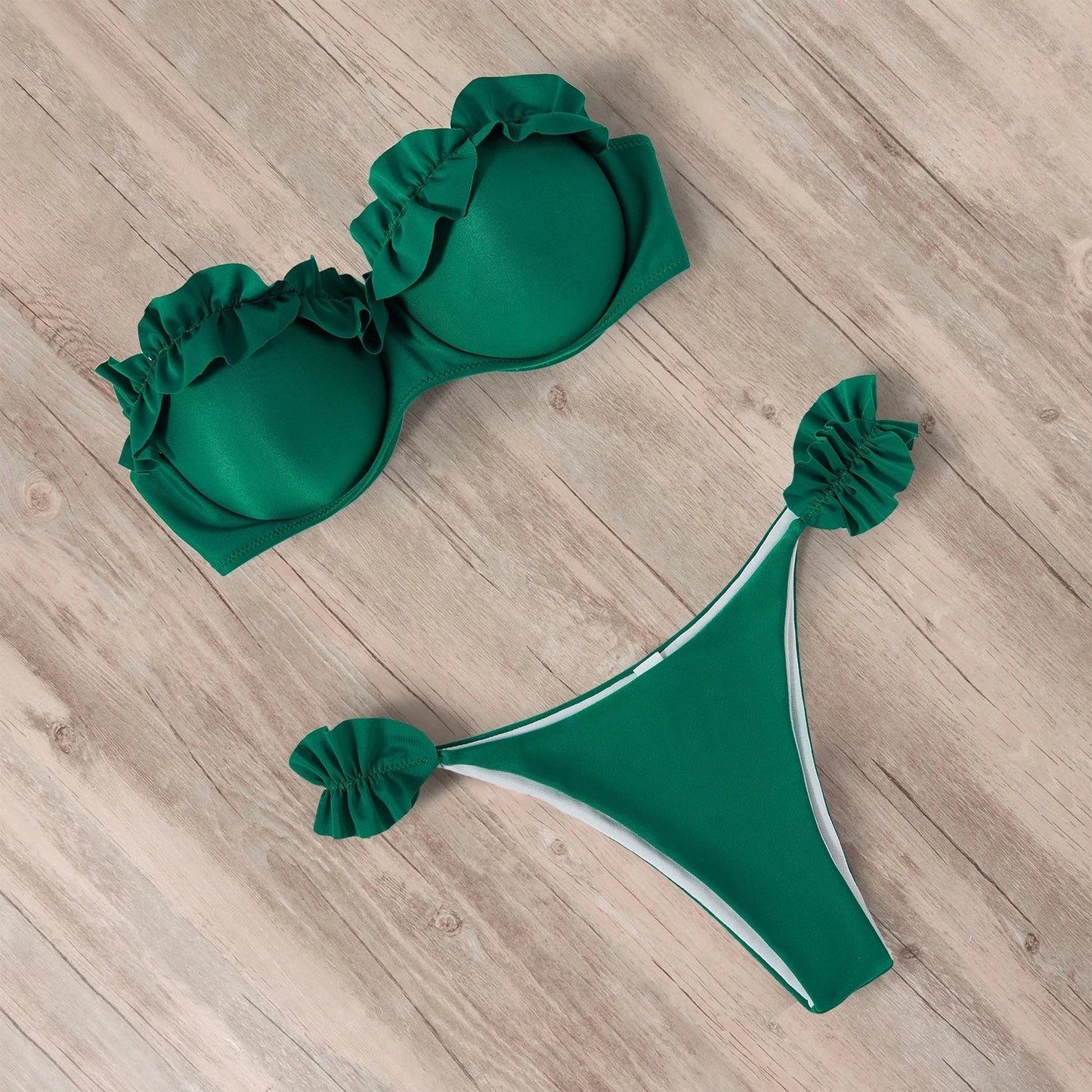 Bikini voor dames – strapless in verschillende prints en kleuren – zomer en strand