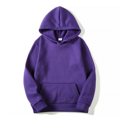Basic Uniseks Hoodie Met Capuchon