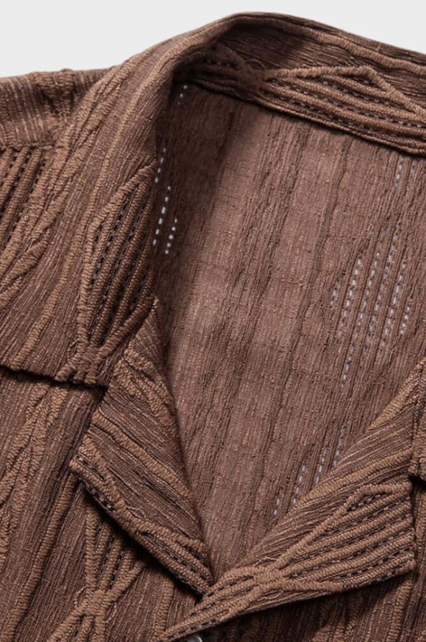 Korte mouwen overhemd voor heren – luchtig breisel, subtiele structuur & zomercomfort