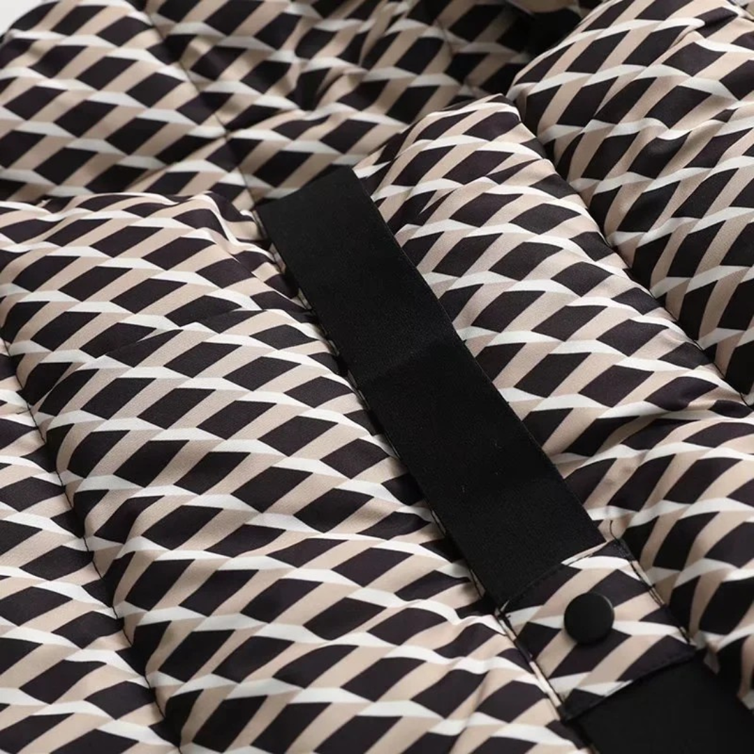 Dames Donsjas Met Bijpassende Riem