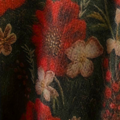 Gebreide Trui Met Bloemenprint – Boho Chique Herfstlook