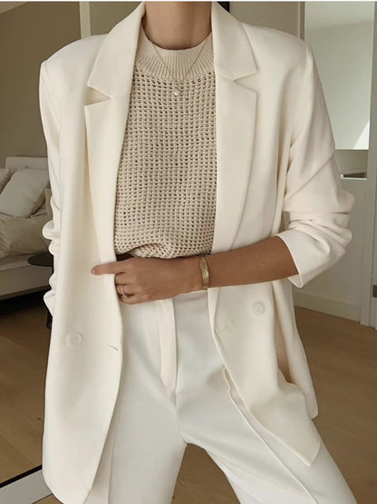 Gebreide Hollow Solid Tanktop Voor Modebewuste Vrouwen – Luxe Zachte Stof, Tijdloos Ontwerp & Ideaal Voor Zomerse Avonden Of Casual Uitjes.