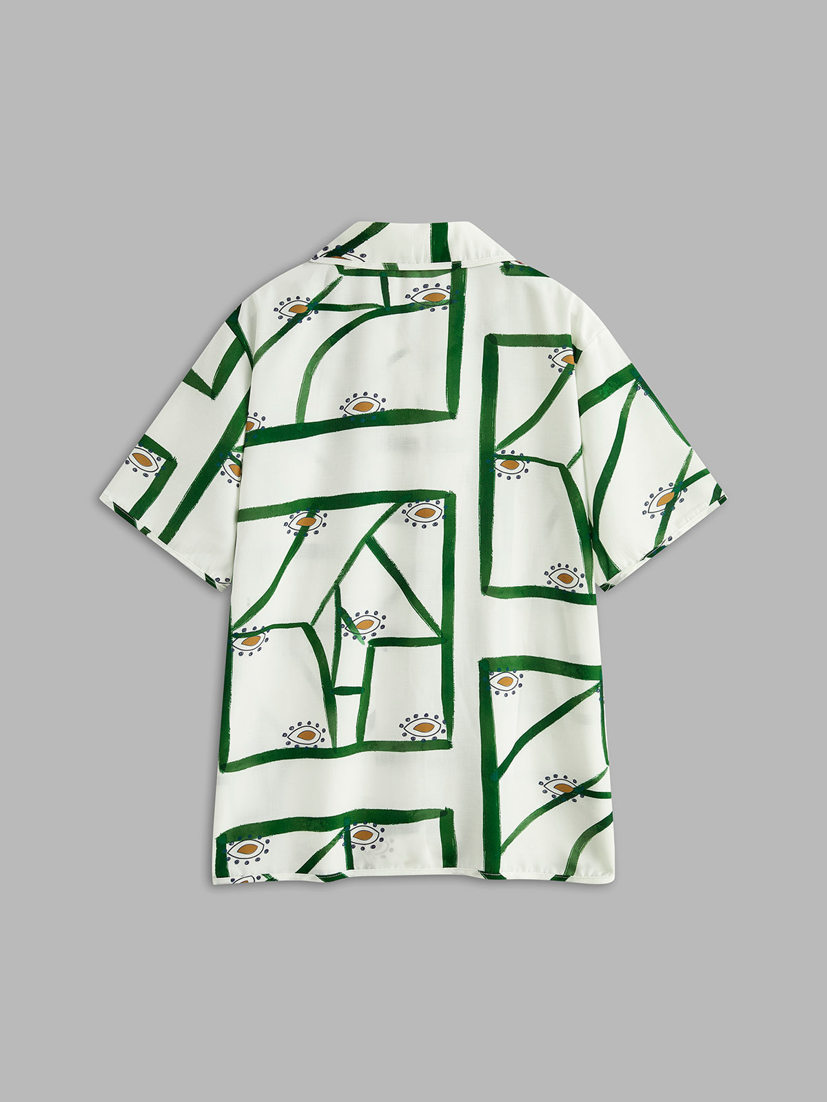 Dames Set Met Print Blouse En Korte Broek – Zomer, Ademend Katoen & Trendy Drawstring Voor Een Nonchalante Look