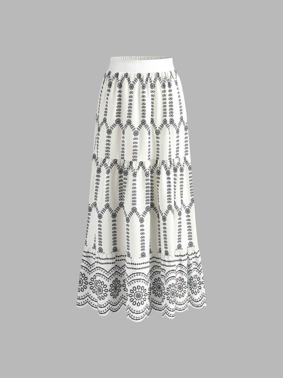 Elegante Geprinte Mouwloze Rokset Voor Modebewuste Dames – Zachte Stof, Speelse Strik & Perfect Voor Zomeruitjes Of Feestelijke Gelegenheden.