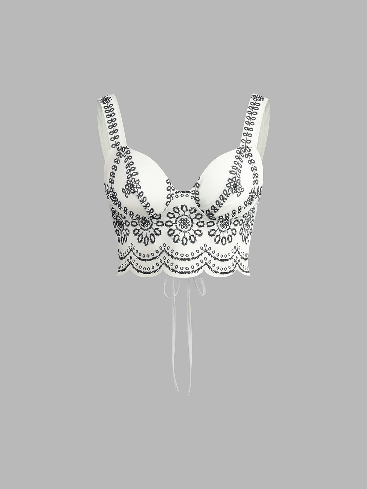 Elegante Geprinte Mouwloze Rokset Voor Modebewuste Dames – Zachte Stof, Speelse Strik & Perfect Voor Zomeruitjes Of Feestelijke Gelegenheden.