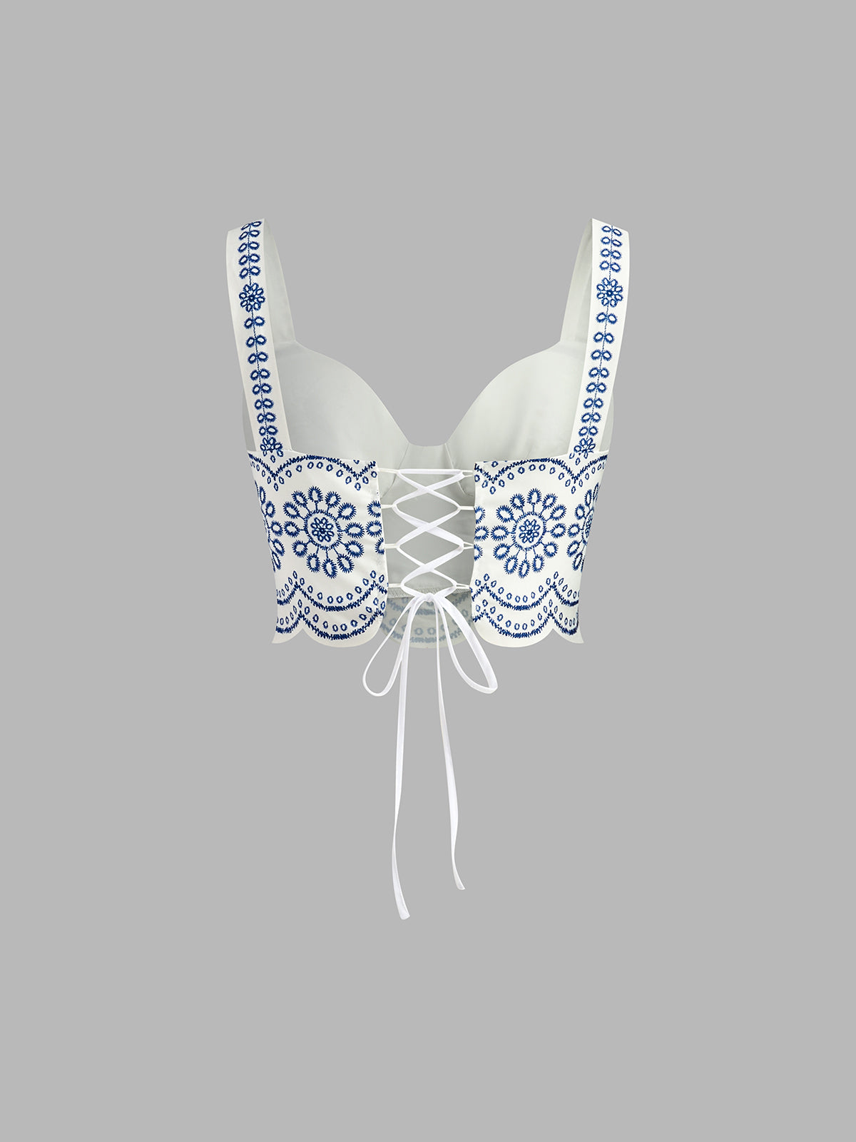 Elegante Geprinte Mouwloze Rokset Voor Modebewuste Dames – Zachte Stof, Speelse Strik & Perfect Voor Zomeruitjes Of Feestelijke Gelegenheden.