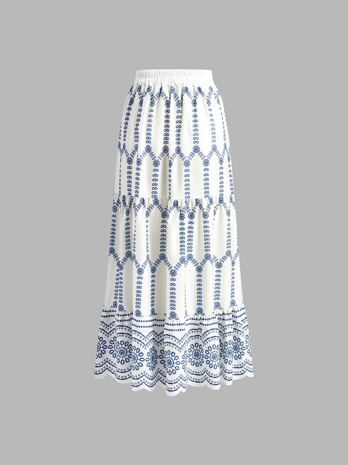 Elegante Geprinte Mouwloze Rokset Voor Modebewuste Dames – Zachte Stof, Speelse Strik & Perfect Voor Zomeruitjes Of Feestelijke Gelegenheden.