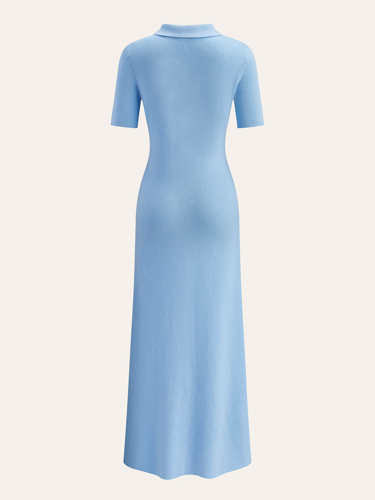 Elegante Midi Jurk Voor Vrouwen – Prachtige Metaal Knopdetails, Tijdloze Kraag & Perfect Voor Feestelijke Gelegenheden Met Een Verfijnde Stijl.