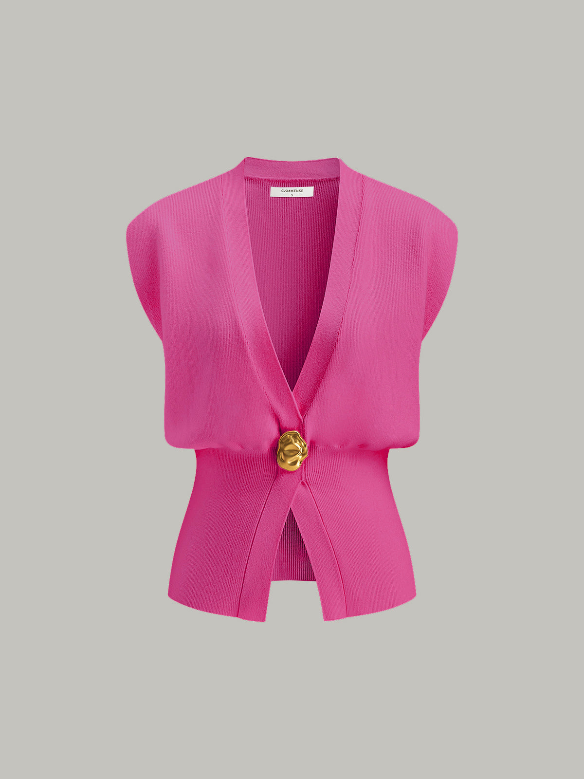 Stijlvol V-Hals Gebuttonde Trui Vest Voor Modebewuste Vrouwen – Luxe Stoffen, Veelzijdige Kleur & Elegante Casual Look Voor Elke Gelegenheid.