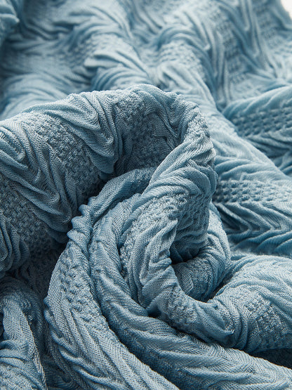 Romantische Off-Shoulder Ruffle Jurk Voor De Hedendaagse Vrouw – Luchtige Stof, Elegant Design & Perfect Voor Zomerbrunches of Avonduitjes.