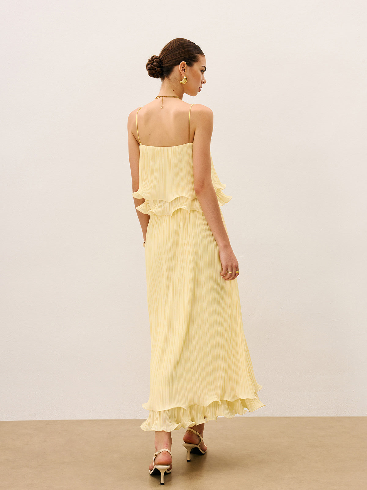 Elegante Gelaagde Plissé Rokken Set Voor Dames – Luchtige Stof, Speelse Rimpels & Perfect Voor Feestelijke Gelegenheden.