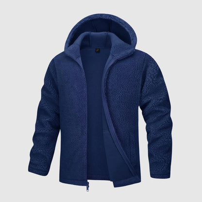 Heren Hoodie Van Sherpa Fleece – Ultieme Warmte En Comfort Voor Koude Dagen