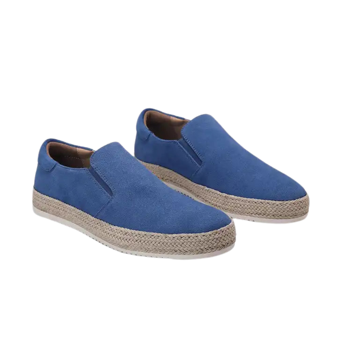 Heren instappers met espadrille zool – slip-on design, ademend & ideaal voor zomerlooks