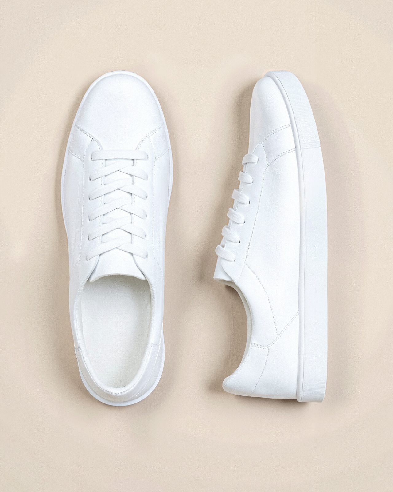 Stijlvolle Sneakers Voor Mannen – Tijdloos Wit & Ideaal Voor Elke Casual Gelegenheid.