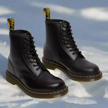 Uniseks Veterboot Met Gladde Finish – Antislipzool, Vetersluiting & Herfst & Winter
