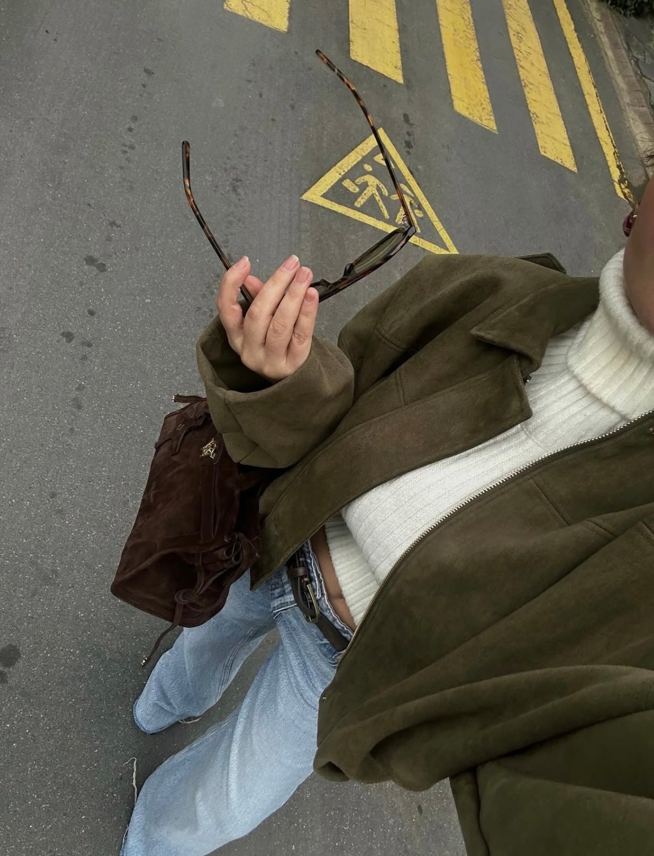 Dames Oversized Suède Jas