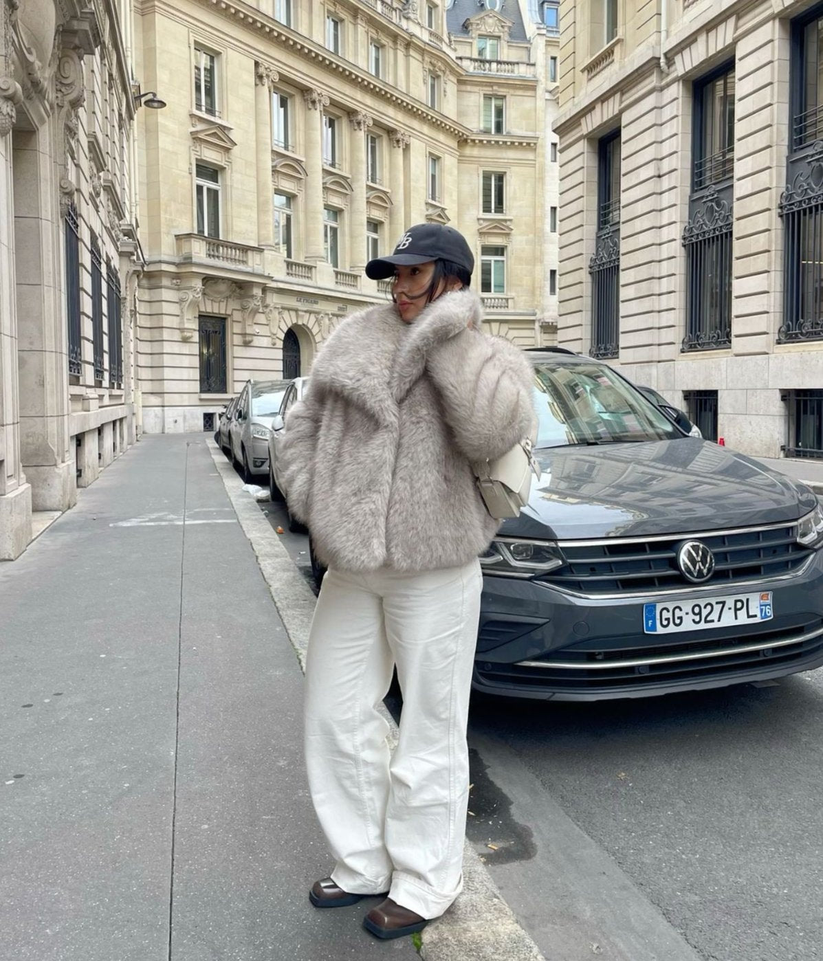 Dames Winterjas Met Luxe Faux Fur En Lange Pasvorm