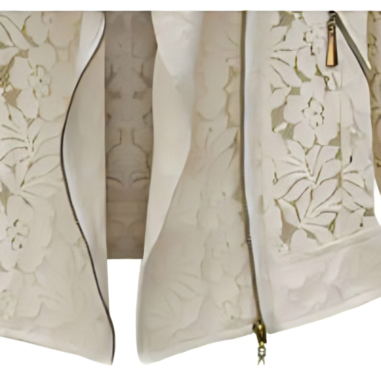 Lace Bikerjack Met Ritssluiting – Korte Damesjas Voor Lente & Herfst Met Verfijnd Kant En Stoere Details