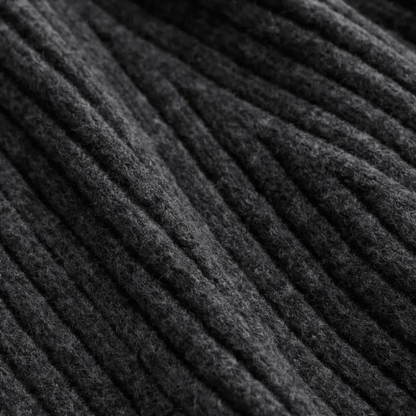 Dames Gebreide Mini-Jurk Met Lange Mouwen En Ronde Hals – Voor Herfst, Winter En Lente