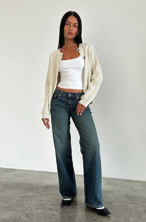 Dames Low Rise Jeans