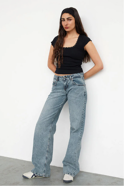 Dames Low Rise Jeans