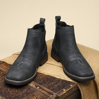 Heren Chelsea Boots Met Elastische Zijkant En Nette Afwerking