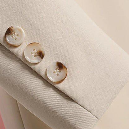 Dames blazer met ceintuur