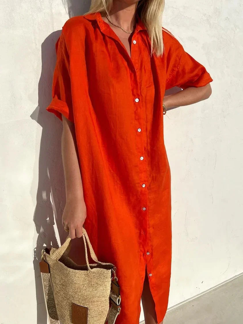 Lotte | Knoopjurk Van Linnen En Katoen – Zomer, Licht & Casual Chic