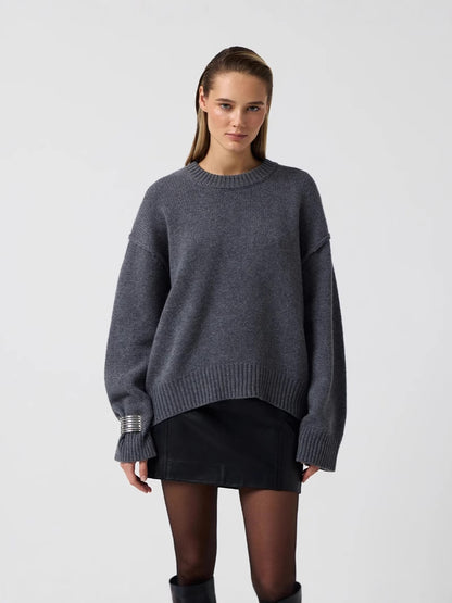 Oversized Dames Winter Knit