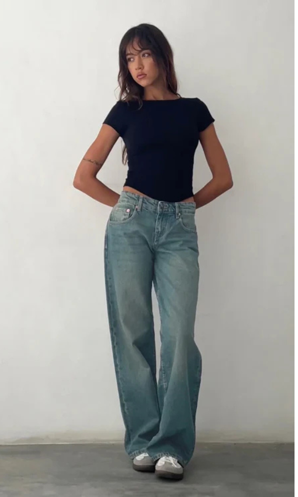 Dames Low Rise Jeans