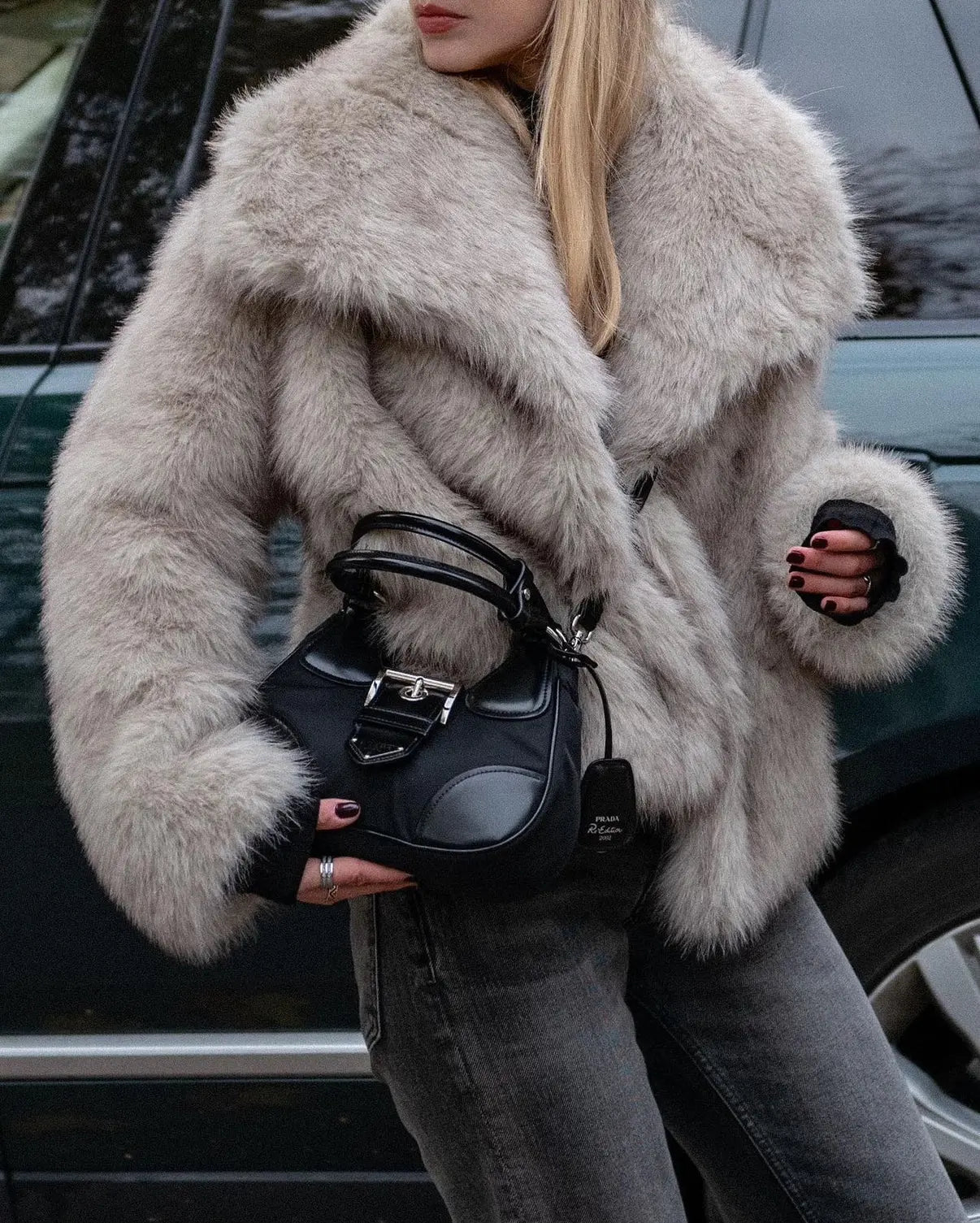 Dames Winterjas Met Luxe Faux Fur En Lange Pasvorm