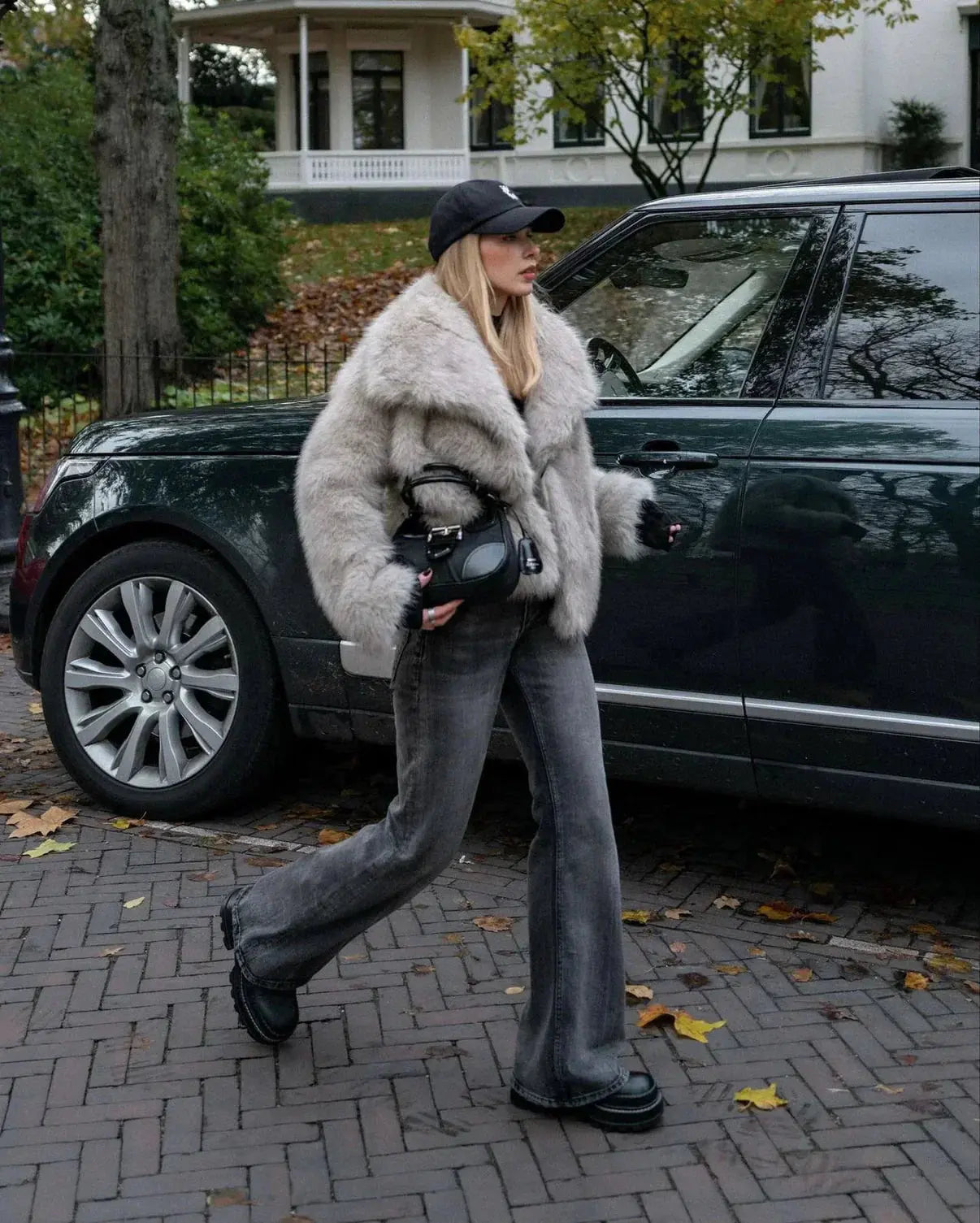 Dames Winterjas Met Luxe Faux Fur En Lange Pasvorm