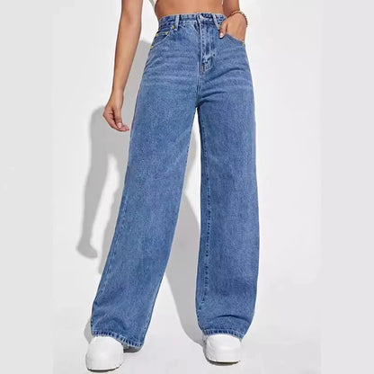 High Waist Wide Leg Jeans