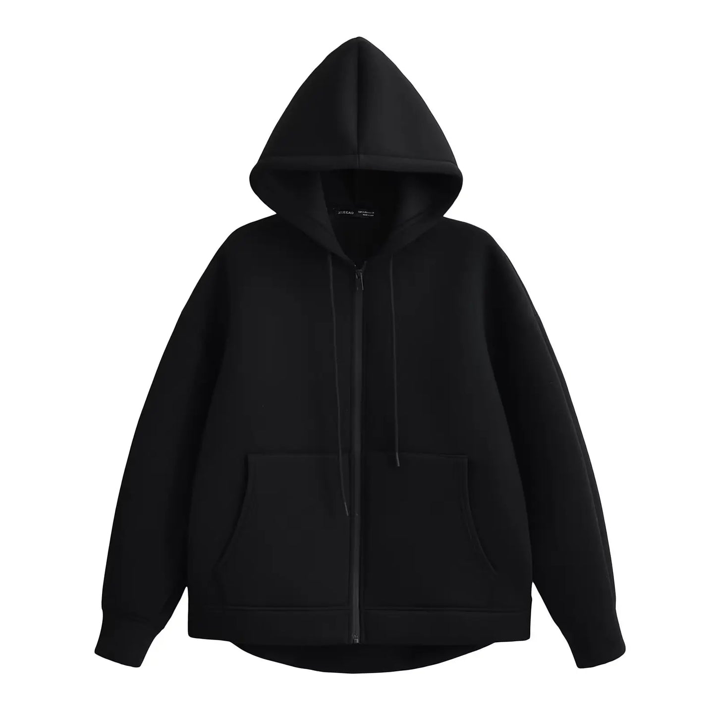 Oversized Rits Hoodie Dames