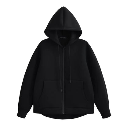 Oversized Rits Hoodie Dames